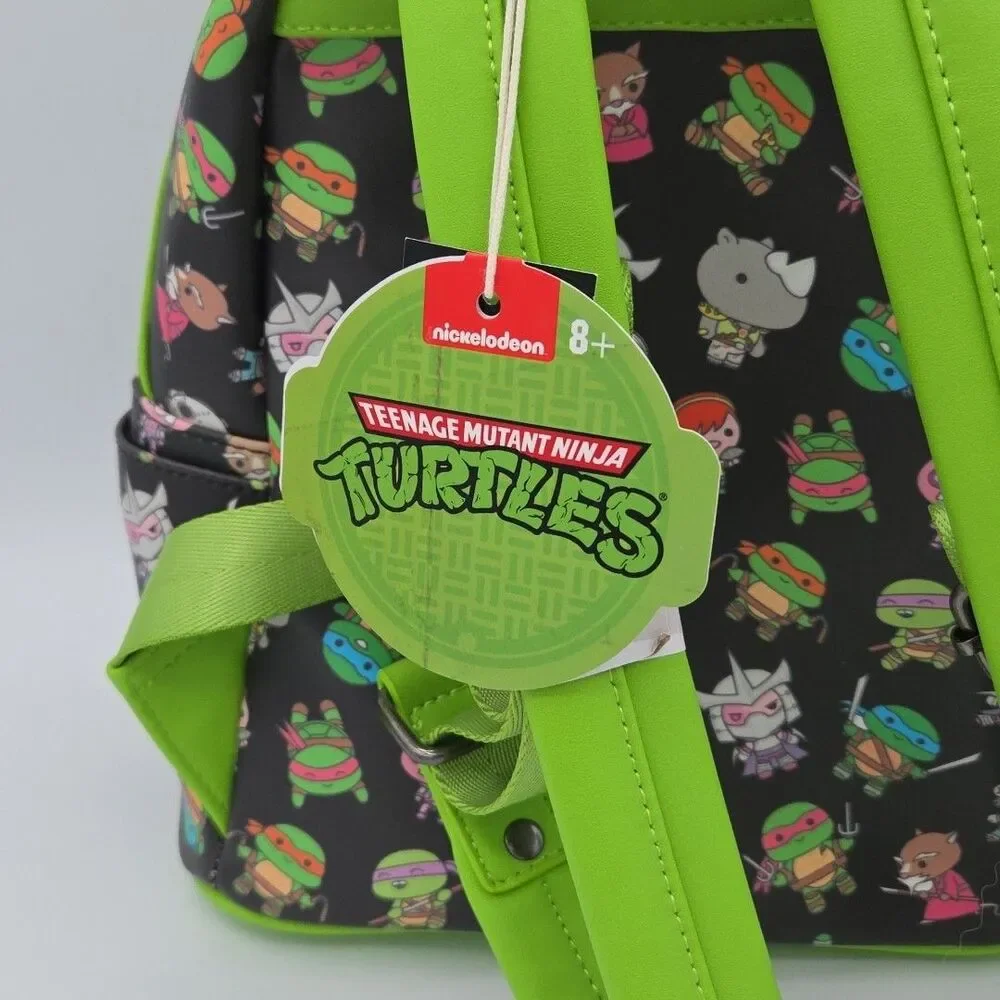 NWT!! Loungefly Teenage Mutant Ninja Turtles Sewer Cap Mini Backpack